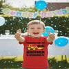 Tstars Promoted to Big Brother and Digging It T-Shirt - Toddler Kids Sibling Shirt - Pregnancy Reveal Gift for Boys 4T Red view 4