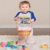 Tstars No Bunny Loves Me Like Jesus Funny Easter Raglan 3/4 Sleeve T-Shirt for Toddler & Kids 4T Blue view 2