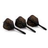 CUESOUL 9 Pieces Integrated Dart Shaft and Flights,Dart Shaft Length 21mm/28mm/33mm,Black Dragon Dart Flights view 4