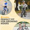 Royalbaby Freestyle Outdoor Children's Bicycle Dual Handbrakes Sporty Kid Bike with Training Wheels and Adjustable Seat, 12 Inch, Blue view 4