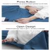 Sleeping Bag Liner Travel and Camping Sheet Lightweight Compact Sleep Bag Sack Picnic (82.7 X 45 Inch, Blue) view 2