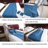 Sleeping Bag Liner Travel and Camping Sheet Lightweight Compact Sleep Bag Sack Picnic (82.7 X 45 Inch, Blue) view 4