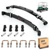 10L0L Heavy Duty Golf Cart Rear Leaf Spring Kit - 4-leaf Spring with Bushings & Sleeves for EZGO TXT Golf Cart 1995-2013 view 1