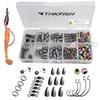 THKFISH Fishing Weights Sinkers Fishing Beads Bullet Sinkers Carolina Rig Texas Rig Kit Fishing Accessories Kit 219pcs view 1