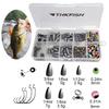 THKFISH Fishing Weights Sinkers Fishing Beads Bullet Sinkers Carolina Rig Texas Rig Kit Fishing Accessories Kit 219pcs view 2