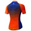 Uriah Women's Cycling Jersey Short Sleeve Reflective Orange Blue Size XXL(CN) view 2