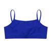 iiniim Girls Cutout Back Lyrical Dance Dress Modern Contemporary Costumes Gymnastic Leotard Ballet Dancing Outfit Lace Blue(3 pcs) 5-6 view 4