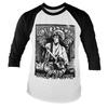 Jimi Hendrix Officially Licensed Bold As Love Baseball 3/4 Sleeve T-Shirt (White-Black), Large view 1
