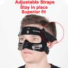 Qiancheng Nose Guard Face Shield for Broken Nose, Adjustable Face Guard with Padding, Protection from Impact Injuries to Nose and Face for Unisex Adult, QC-L2 Black view 4