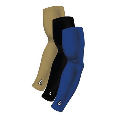 Compression Arm Sleeves Youth | Kids Athletic Sports Sleeves for Baseball Football Basketball Golf Tennis Volleyball Softball | Cooling UV Sun Protection | 3 Shooting Sleeves