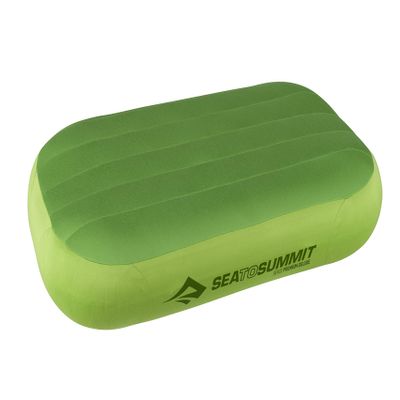 Sea to Summit Aeros Premium Inflatable Travel Pillow, Deluxe, Lime