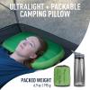Sea to Summit Aeros Premium Inflatable Travel Pillow, Deluxe, Lime view 2