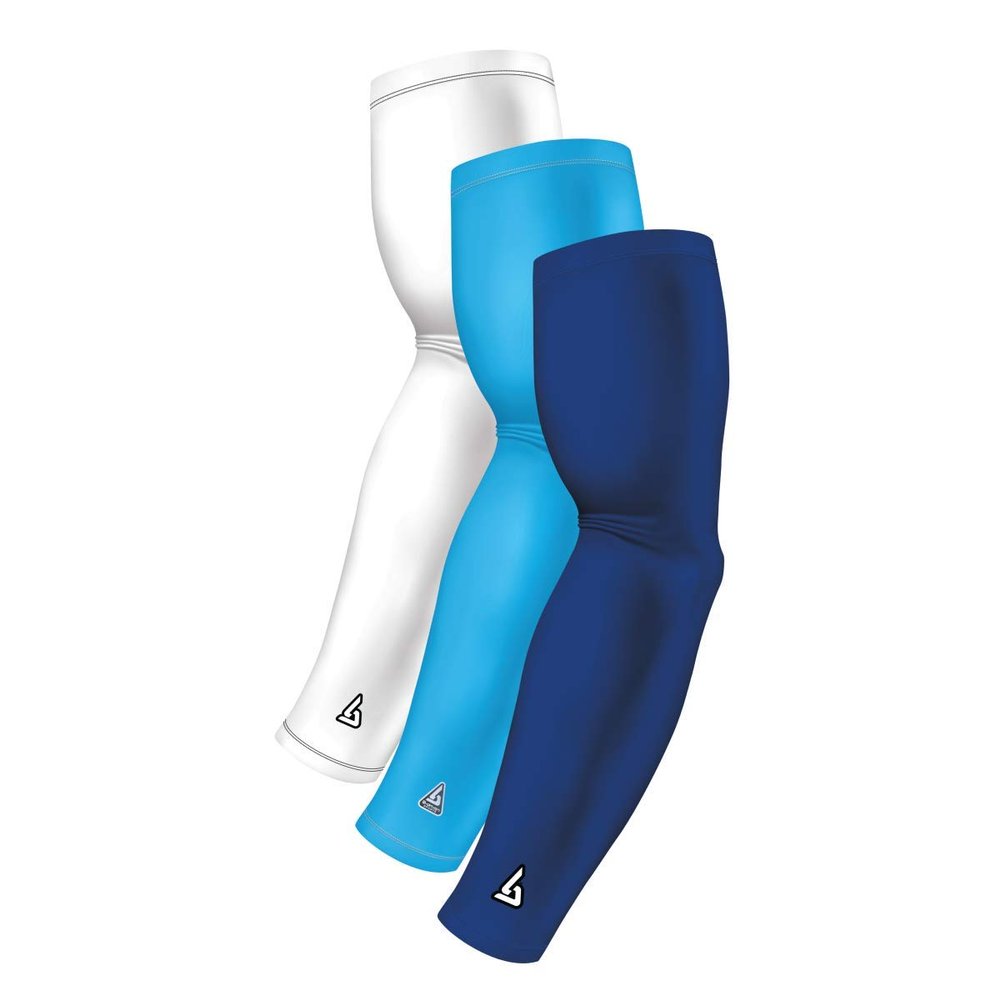 Arm Sleeve Pack For Men Women Youth Sports - Athletic Sleeves for Football Softball Cycling Volleyball Basketball Baseball - UV Sun Protection for Arms - Bicep Elbow Compression - Tattoo Cover Up