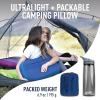 Sea to Summit Aeros Premium Inflatable Travel Pillow, Deluxe, Navy Blue view 2
