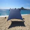 Neso Grande Portable Beach Tent Sun Shelter - Lightweight Beach Shade Canopy - Easy Setup for Family Outings - Patented Reinforced Corners - UPF 50+ Sun Protection - 7ft Tall, 9 x 9ft - Navy view 2