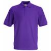 Fruit of the Loom Childrens/Kids Big Girls 65/35 Pique Polo Shirt (Pack of 2) (9-11) (Purple) view 1