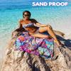 ECCOSOPHY Microfiber Beach Towel -Sand Free Towels are Quick Dry, Light Weight, Super Absorbent-Perfect Pool, Travel, Cruise, Camping Essentials - Oversized Extra Large for Adults (Havana) view 2