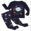 KikizYe Space Big Boys Long Sleeve Pajamas Planet pyjamas Blue Pjs Size 10 view 1
