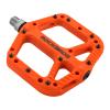 Rock BROS Mountain Bike Pedals Nylon Composite Bearing 9/16" MTB Bicycle Pedals with Wide Flat Platform Orange view 1