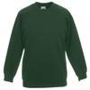 Fruit of the Loom Childrens Big Boys Raglan Sleeve Sweatshirt (Pack of 2) (5-6) (Red) view 2