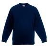Fruit of the Loom Childrens Big Boys Set in Sleeve Sweatshirt (Pack of 2) (3-4) (Sky Blue) view 4