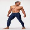 DEVOPS 2 Pack Men's Compression Pants Athletic Leggings (2X-Large, Black/Navy) view 2