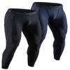 DEVOPS 2 Pack Men's Compression Pants Athletic Leggings (Small, Black/Charcoal) view 1