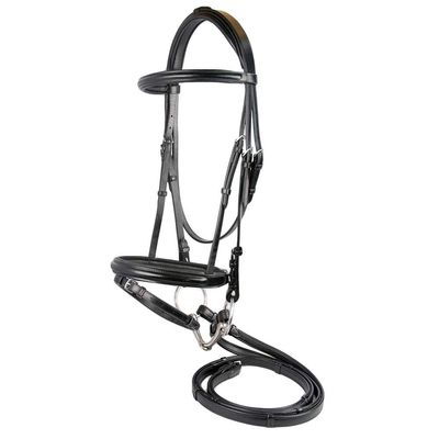 M. Toulouse Euro-Style Dressage Bridle Cob