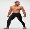 DEVOPS 2 Pack Men's Compression Pants Athletic Leggings (Small, Black/Blue) view 4