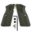 Coolhand G10 Gun Grips for Browning High Power and Tisas Regent BR9, Army Green, HP-N1-21 view 2