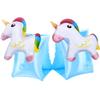 HeySplash Inflatable Arm Bands for Kids Floatation Sleeves Floats Tube Water Wings Swimming Arm Floats Cute, Unicorn view 1
