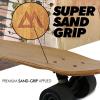 Magneto Mini Cruiser Skateboard - Portable Bamboo Mini Longboard - Double-Kick Concave Carving Skateboard - 27.5 in x 7.5 in Deck, Bamboo view 3