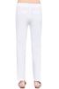 2LUV Women's Solid Casual Straight Leg Long Woven Pants Off White S view 3