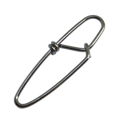 unclesportinfof Fishing Duo Lock Snap Swivel Strength Stainless Steel Saltwater Freshwater Crappie Bass Fishing Accessories (4#-0.94"/92LB-100pcs)