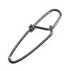 unclesportinfof Fishing Duo Lock Snap Swivel Strength Stainless Steel Saltwater Freshwater Crappie Bass Fishing Accessories (4#-0.94"/92LB-100pcs) view 1