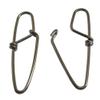 unclesportinfof Fishing Duo Lock Snap Swivel Strength Stainless Steel Saltwater Freshwater Crappie Bass Fishing Accessories (4#-0.94"/92LB-100pcs) view 3