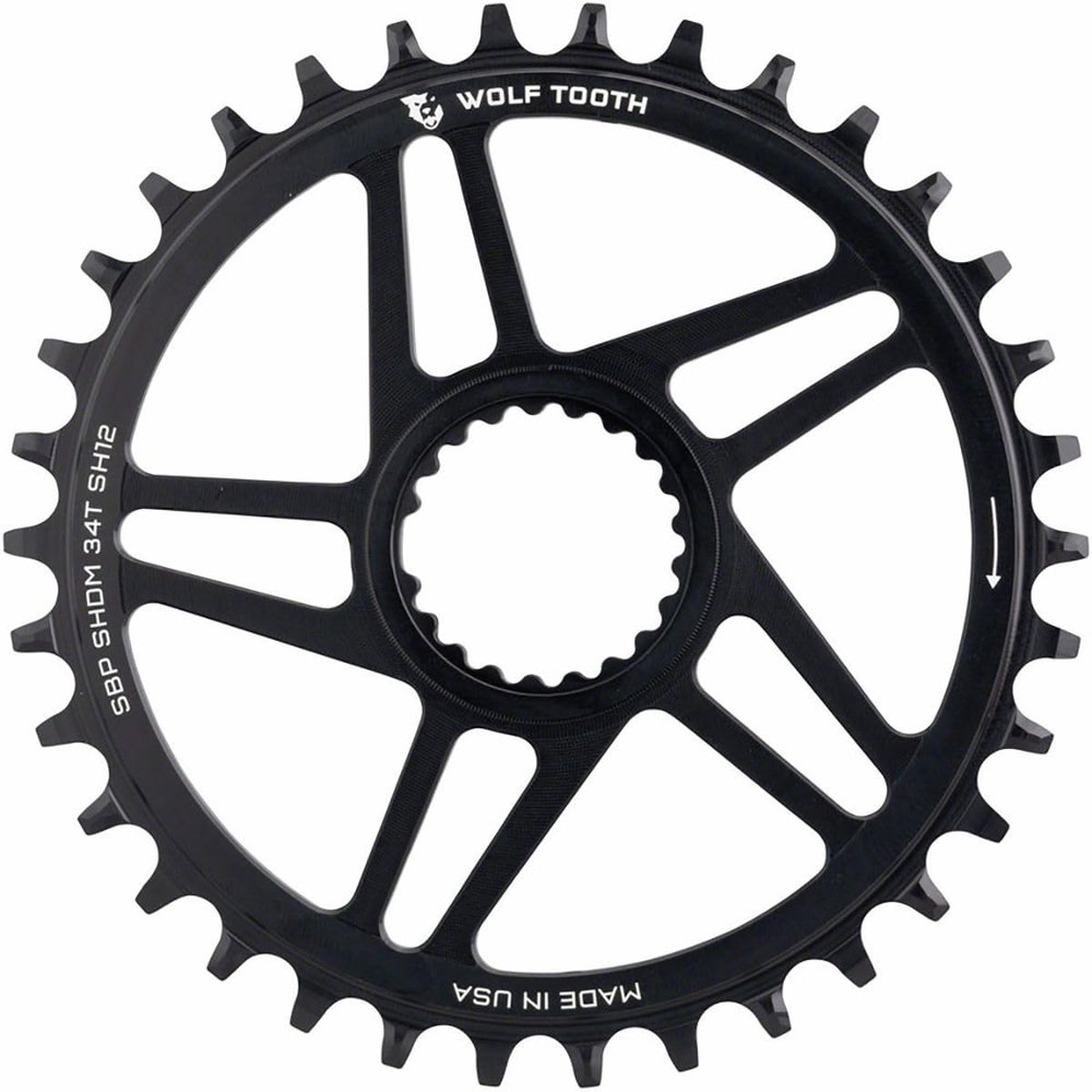 Wolf Tooth Chainrings for Shimano 12-Speed Drivetrains (30, Shimano Direct Boost)