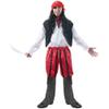 Skeleteen Faux Leather Costume Boots - Knee High Over the Shoe Black Pirate Boots Accessories for Costumes view 4