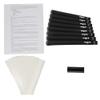 Majek Jumbo Size Tour Pro Black Golf Grips and Grip Kit (8 grips, grip tape, clamp, instructions) view 1
