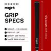 Majek Jumbo Size Tour Pro Black Golf Grips and Grip Kit (8 grips, grip tape, clamp, instructions) view 4