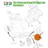 10L0L MCOR Throttle Potentiometer for Club Car Precedent 2004-2011 Golf Cart, Accelerator Sensor Motor Controller Output Regulator, OEM# 103327901 102528501 view 2