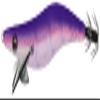 Owner 31910 Egi Draw4 Tie Breaker 3.5#80 Pink Purple/Blue Glow Shrimp view 1