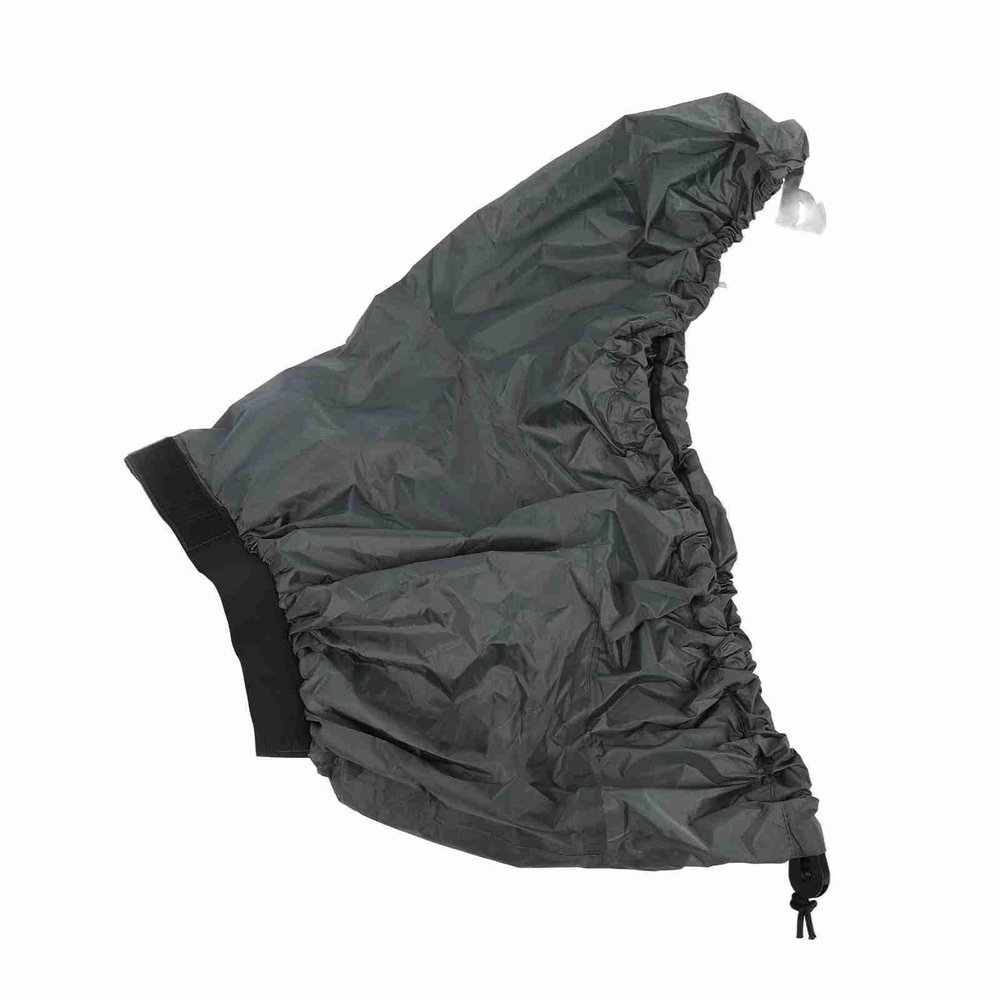 Alomejor Kayak Spray Skirt Adjustable Nylon Boat Canoe Surf Kayak Cockpit Cover for Length 90 95cm Width 50 55(Gray)