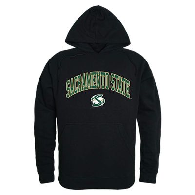 CSUS Sacramento State Hornets NCAA Campus Pullover Hoodie - Medium, Black