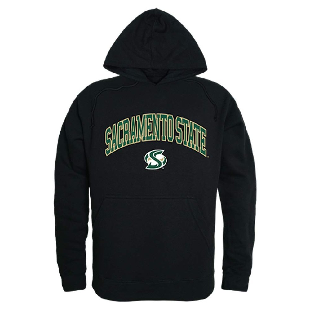 CSUS Sacramento State Hornets NCAA Campus Pullover Hoodie - Medium, Black