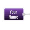 Kids Labels Durable Large Luggage & Bag Tag Purple Palette Design view 1