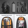 ROCKBROS Bike Saddle Bags with Water Bottle Pouch Waterproof Bike Bags Under Seat Pack for Mountain Road Bike Saddle Bag Bicycles Storage Bag 1.6L view 2