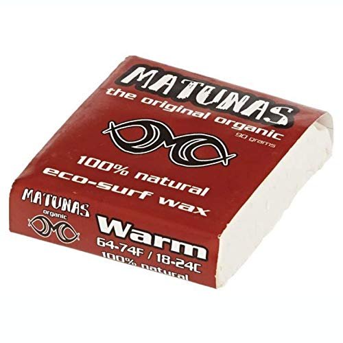 Open Road Goods Organic Surf Wax - Matunas Surf Wax - Base Coat - Warm - Tropical - Cool - Cold - Hawaiian Competition Formula All Natural Surf Wax - Free Surf Gift Bag (Warm (Case))