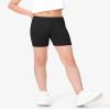 BOOPH Girls Dance Shorts Bike Short for Underdress 5-7 Years Black 6 Pack view 4