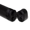 McDermott 1x1 Hard Oval Vinyl Pool/Billiard Cue Case - Black w/Clover view 3